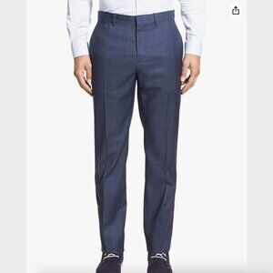 Theory Men's MarloU Exetor Navy Wool Plaid Pants - Size 34